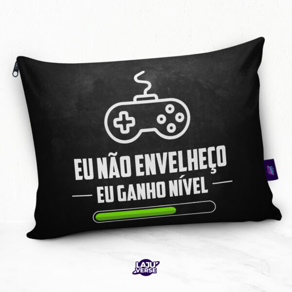 Almofada Eu Não Envelheço, Eu Ganho Nível