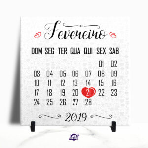 Azulejo Calendário
