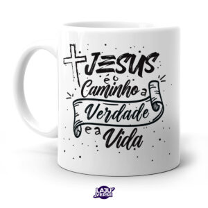 Caneca Gospel Jesus é o Caminho