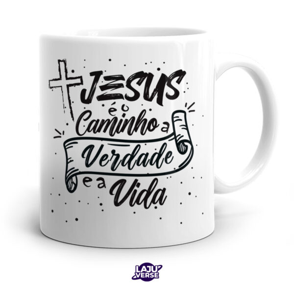 Caneca Gospel Jesus é o Caminho