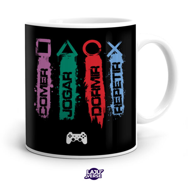 Caneca Gamer Rotina