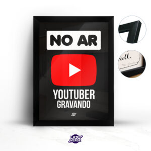 Quadro Youtuber Gravando