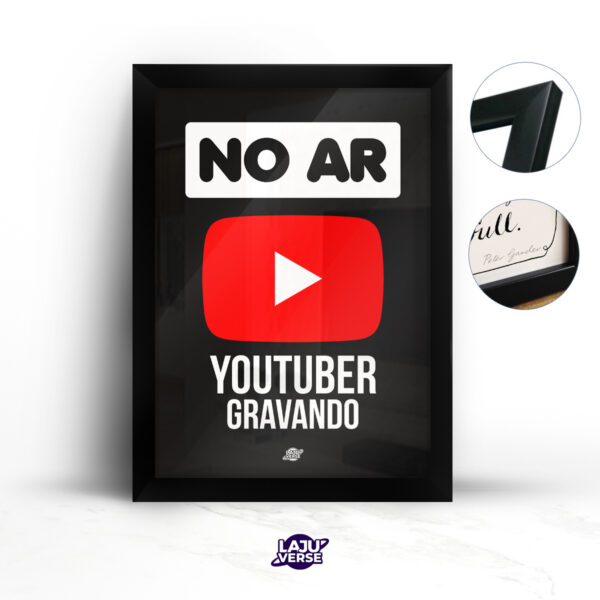 Quadro Youtuber Gravando