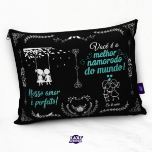 almofada melhor namorado do mundo