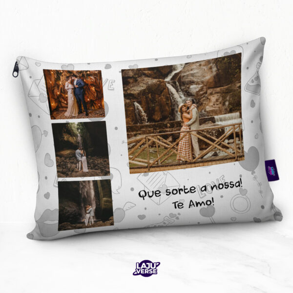 Almofada Que Sorte A Nossa Com Fotos