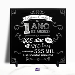 Azulejo 1 Ano de Casados