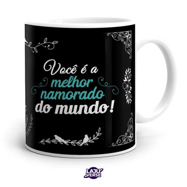 caneca melhor namorado do mundo