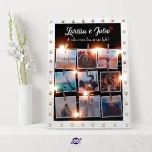 Porta Retrato Led Com Nomes