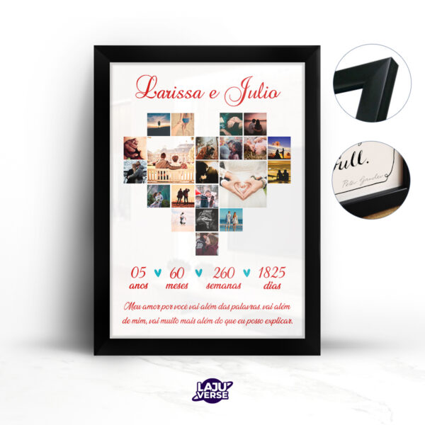 Quadro 5 Anos Juntos