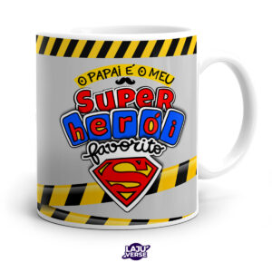 Caneca Papai Super Herói