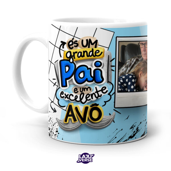 Dia dos Pais - Caneca Grande Pai Com Fotos