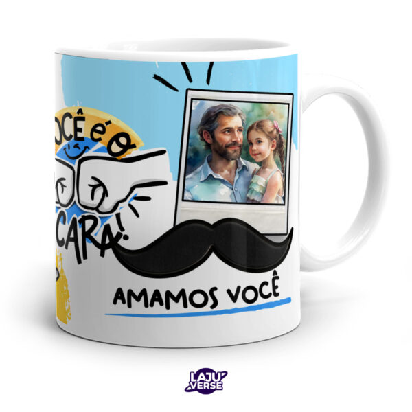 Caneca Pai Para Toda Obra Com Foto