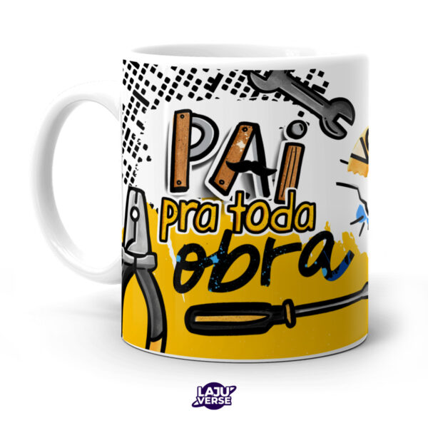Caneca Pai Para Toda Obra Com Foto