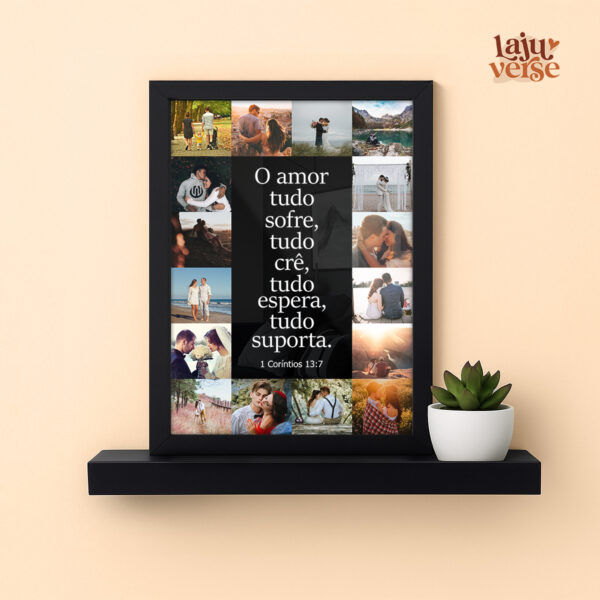 Quadro O Amor Tudo Sofre Lajuverse