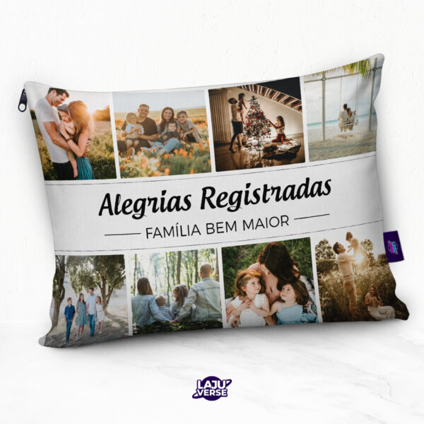 Almofada Fotos Com a Família