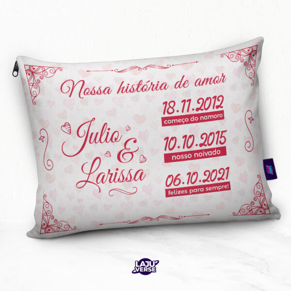 Almofada Nossa História de Amor