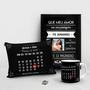 Kit de Amor - Te Amarei de Janeiro a Janeiro