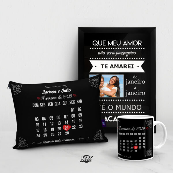 Kit de Amor - Te Amarei de Janeiro a Janeiro