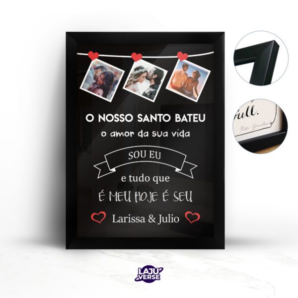 Quadro O Nosso Santo Bateu