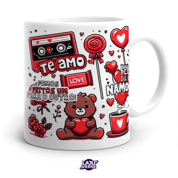 Caneca Fomos Feitos Um Para o Outro