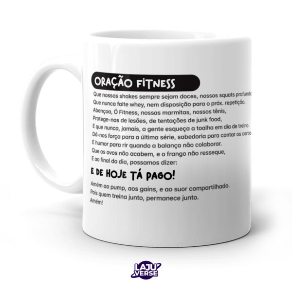 Caneca Oração Fitness