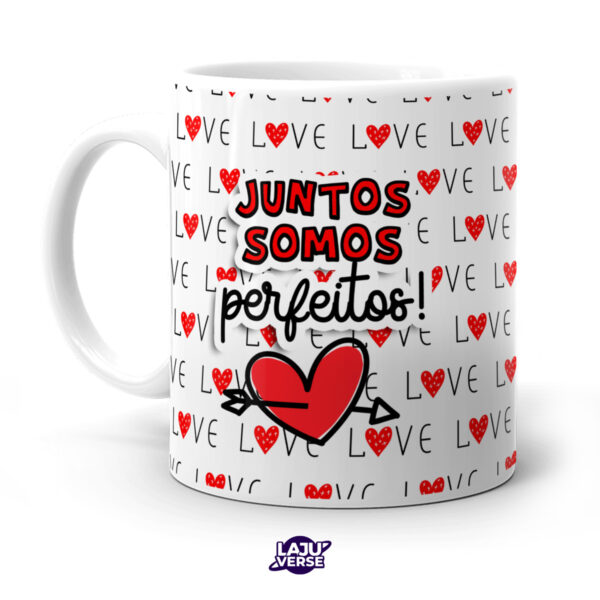 Caneca Juntos Somos Perfeitos Gatos