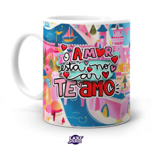 Caneca O Amor Está No Ar Te Amo