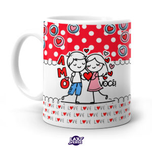 Caneca Amo Você Eternos Namorados