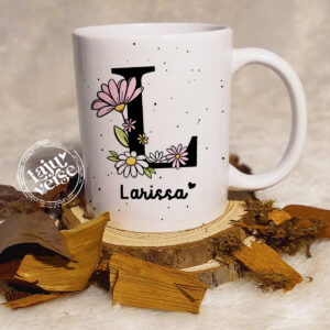 Caneca Alfabeto, letra L