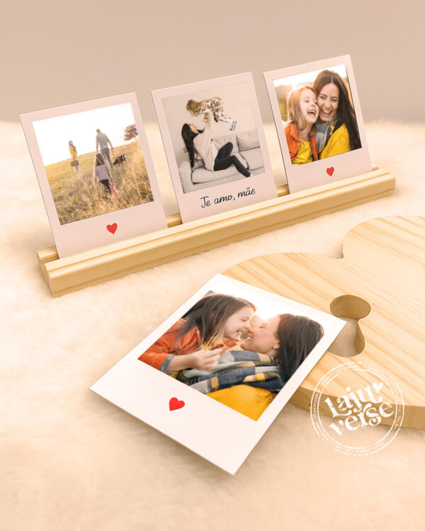 polaroids com suporte lajuverse