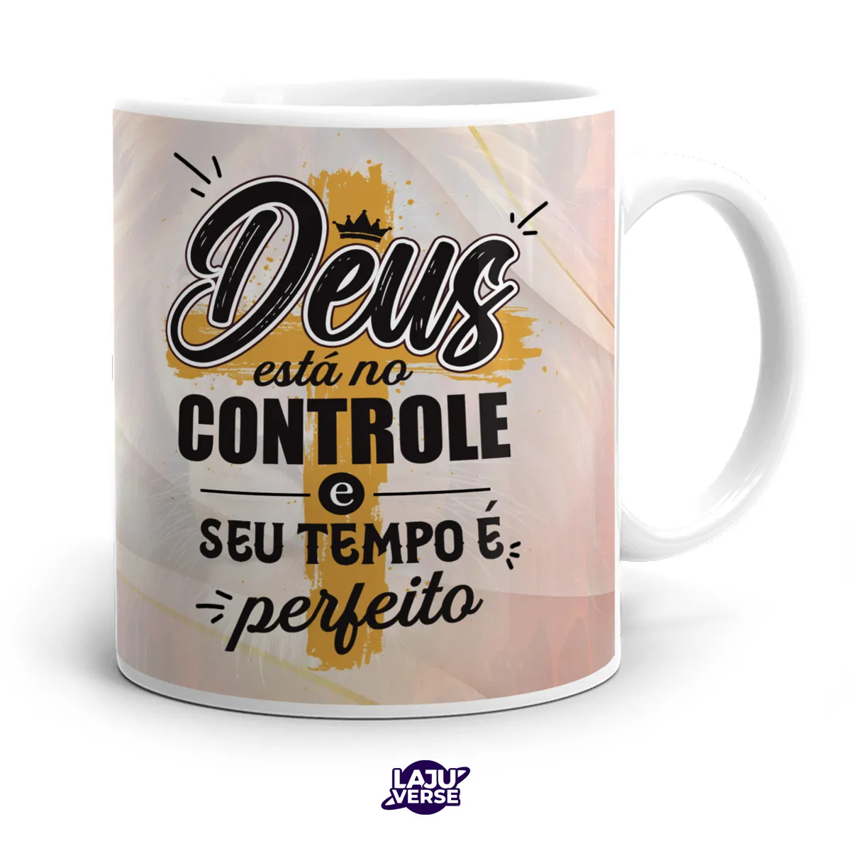 Caneca Gospel Deus Está No Controle