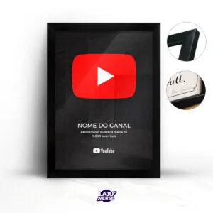 Quadro 1000 Inscritos Youtube