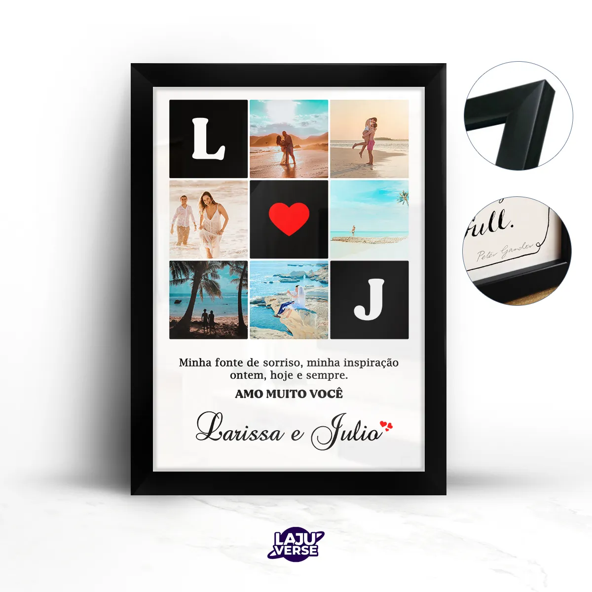 Quadro Amo Muito Você