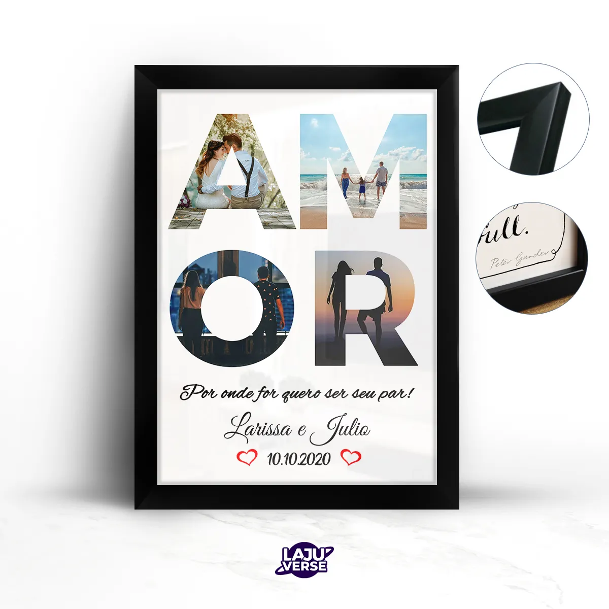 Quadro Quero Ser Seu Par