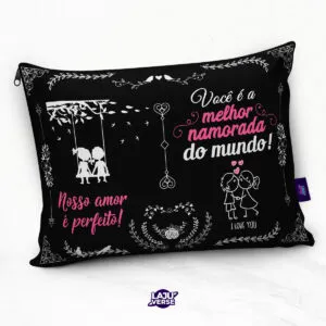 almofada melhor namorada do mundo